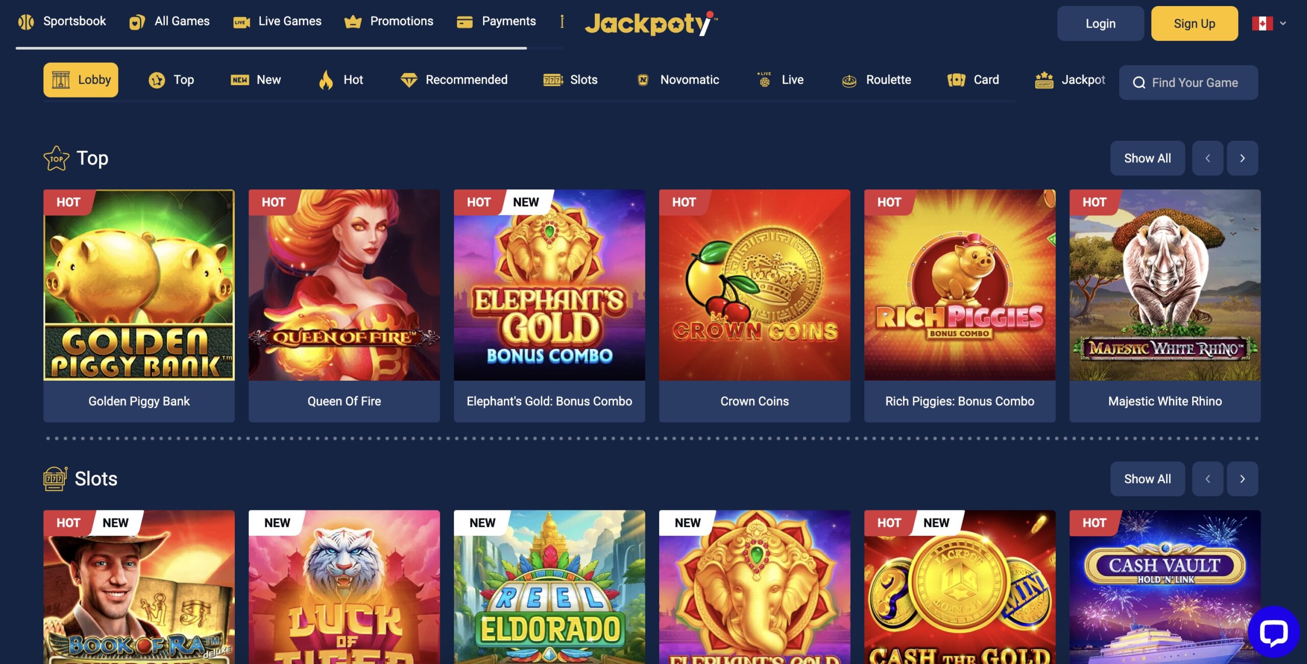 jackpoty casino