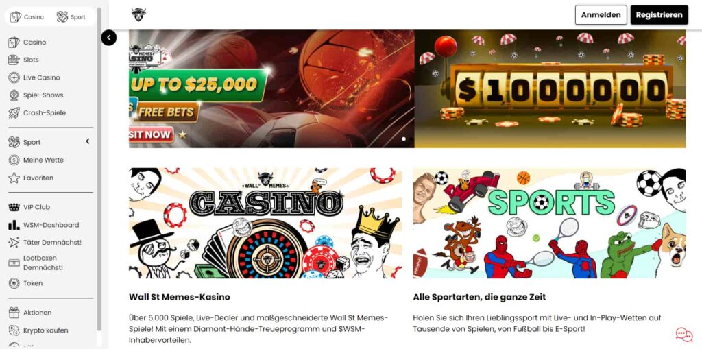 Wall Street Memes Casino - Najboljši online casino Slovenija za navdušence nad meme