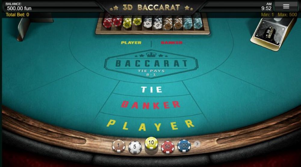 Baccarat Classic chỉ có 3 cửa cược chính