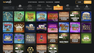 BetWhale Casino video slots