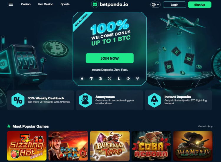 Betpanda, online casino crypto