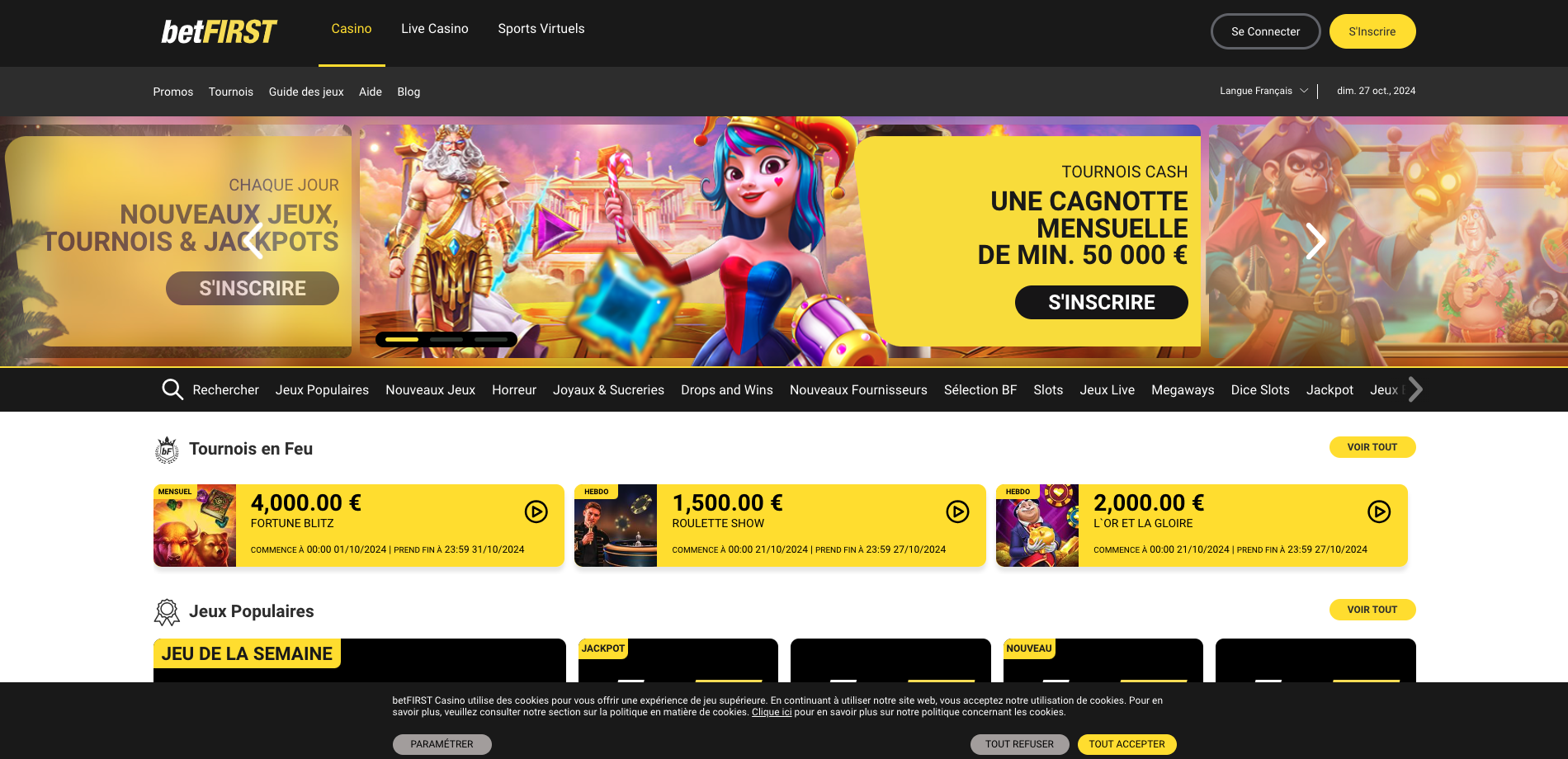 Betfirst casino belgique