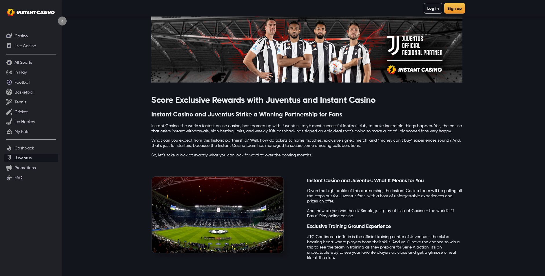 Juventus - Instant Casino