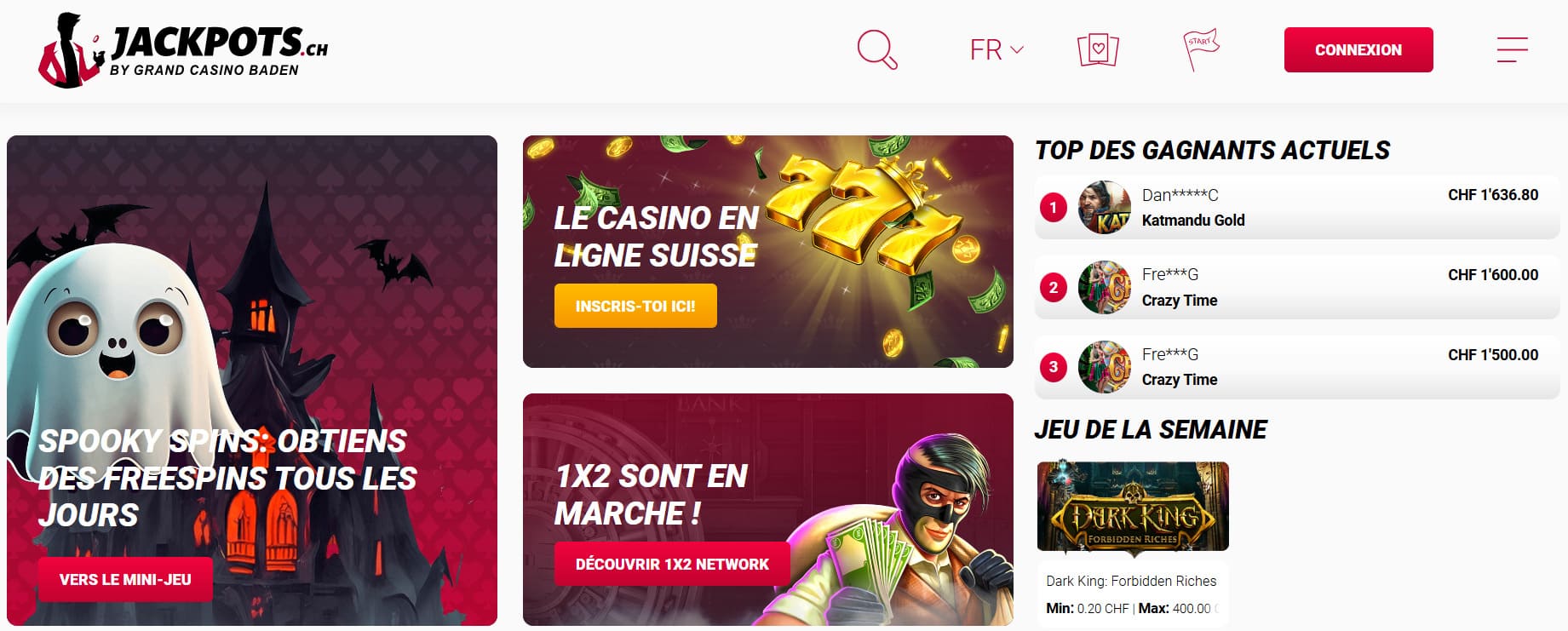 casino en ligne suisse jackpots.ch