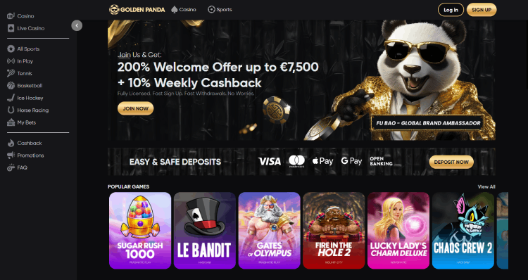 Golden Panda beste online casino