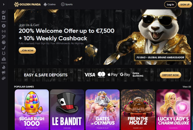 Golden Panda best uitbetalende casino