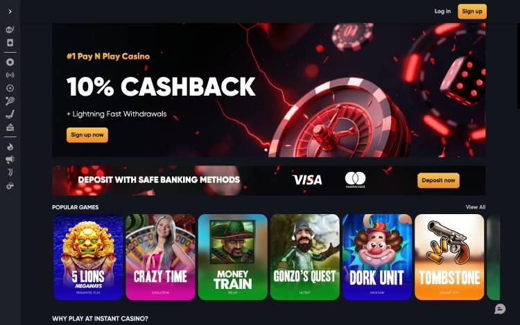 Instant Casino, nieuwe online casino