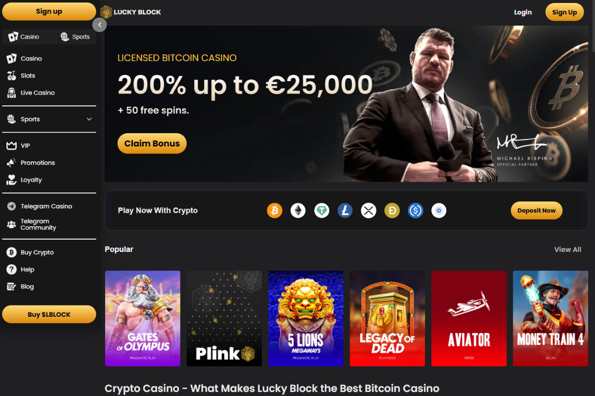 Lucky Block online casino