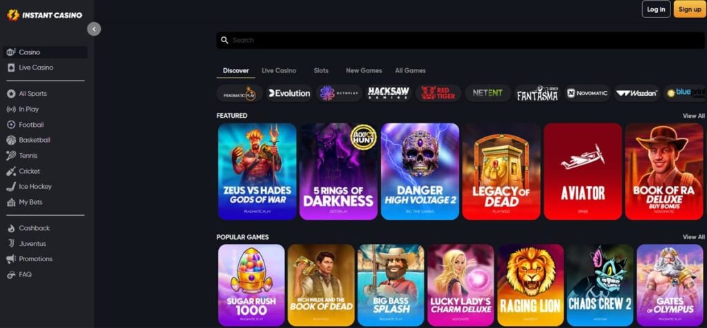 instant casino - casino online buitenland