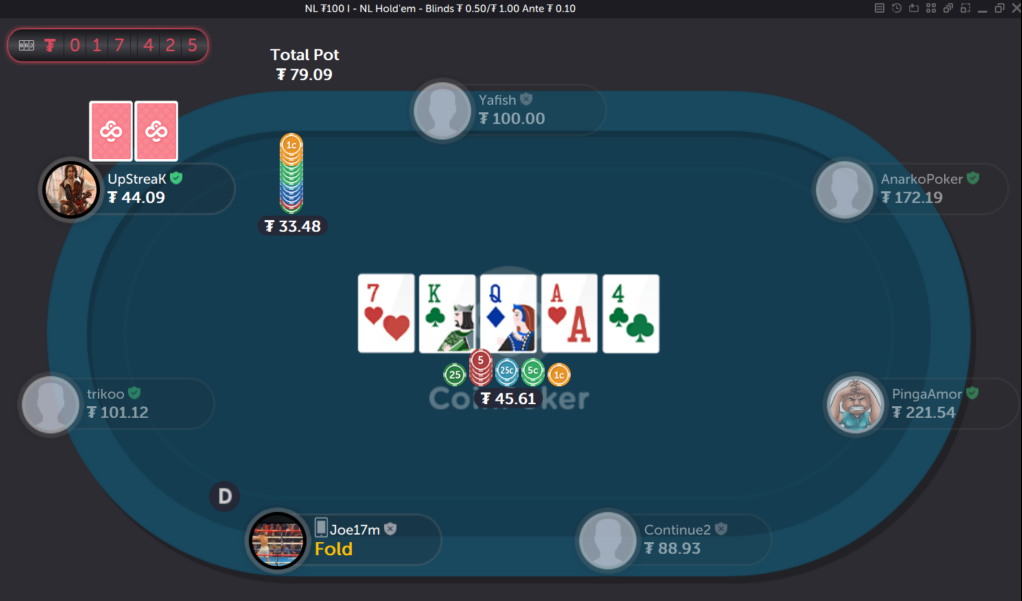 Online poker na CoinPoker